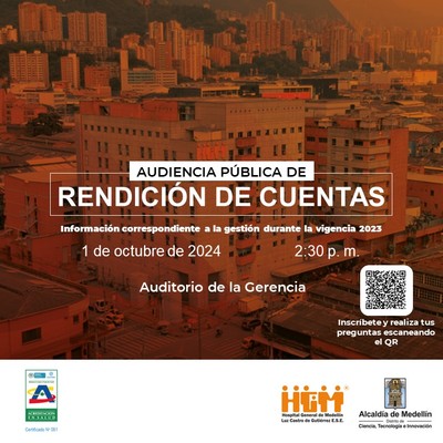 Invitación Audiencia Pública de Rendición de Cuentas