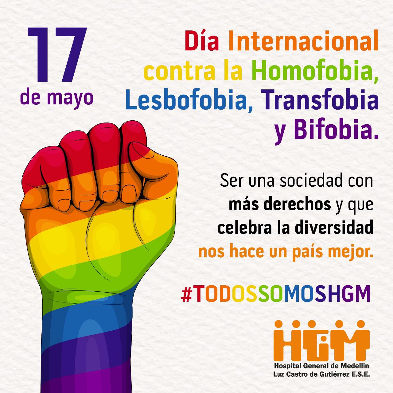 Día Internacional Contra La Homofobia Lesbofobia Transfobia Y Bifobia 2075
