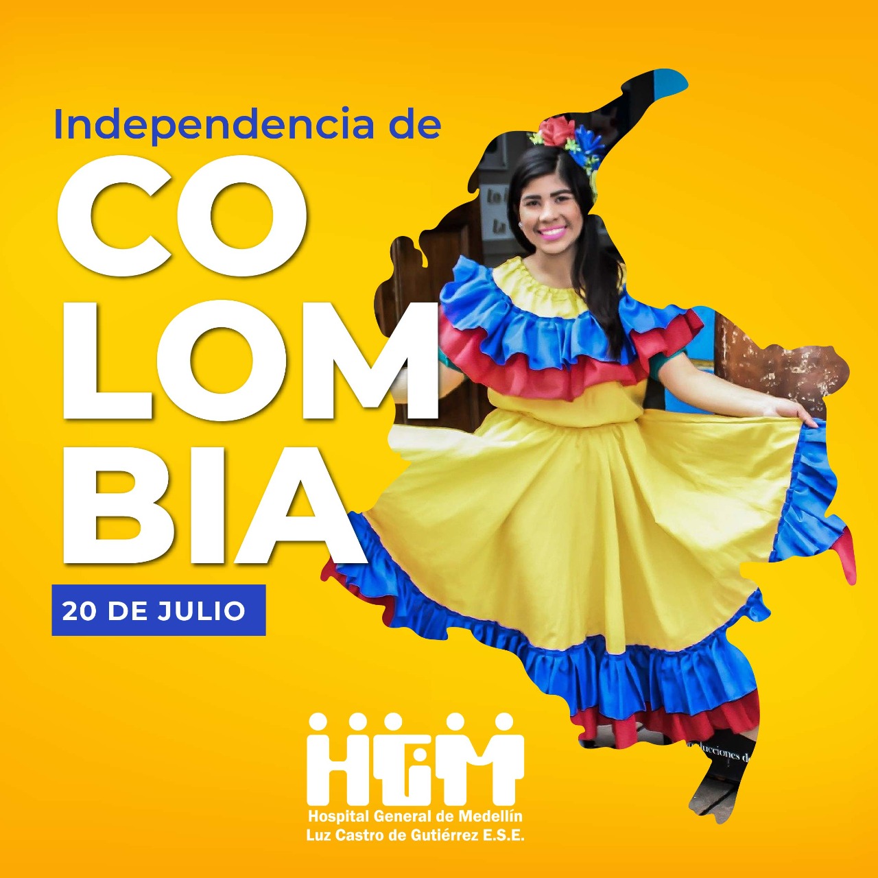 HGM celebra la Independencia de Colombia