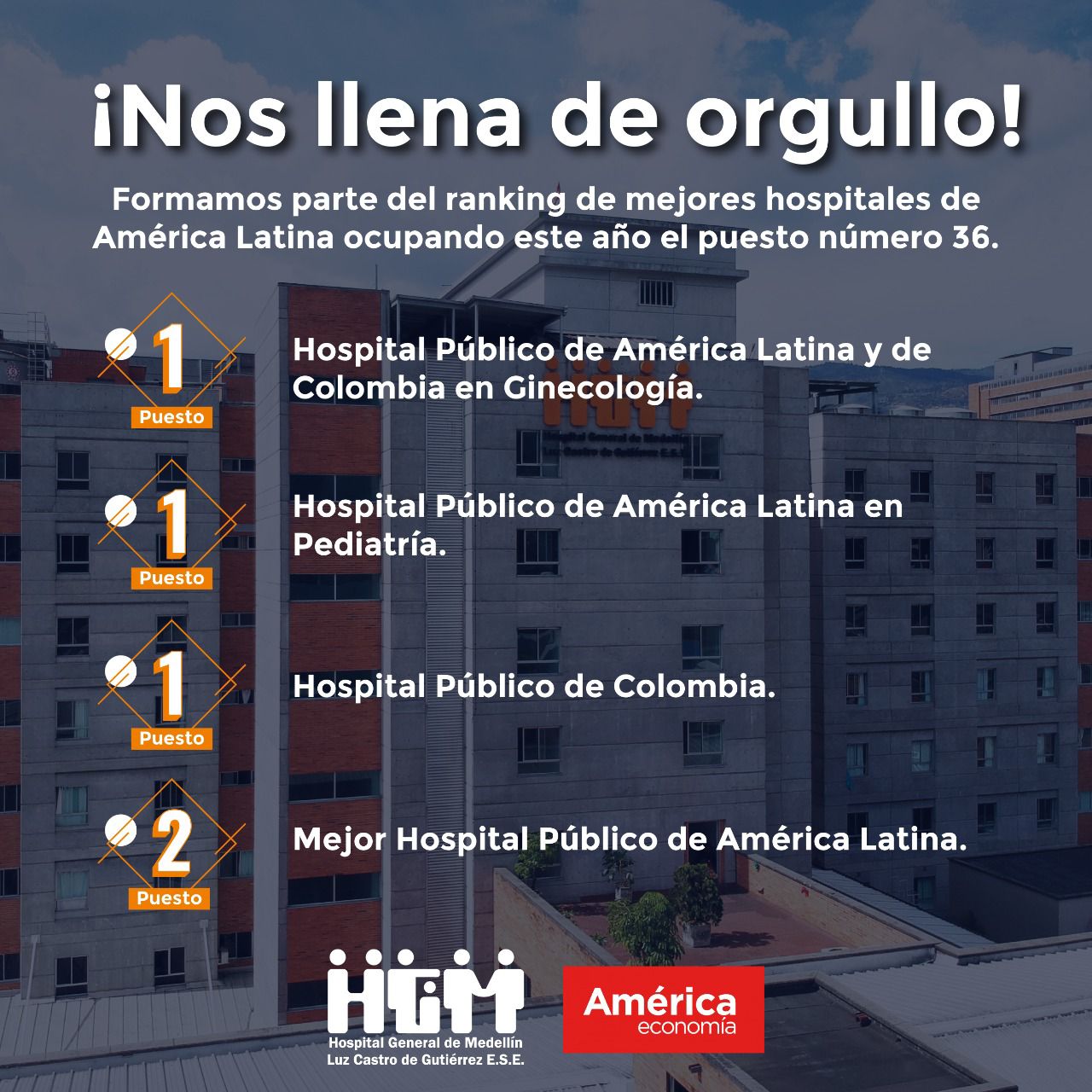 Formamos Parte De Los Mejores Hospitales De América Latina 7854