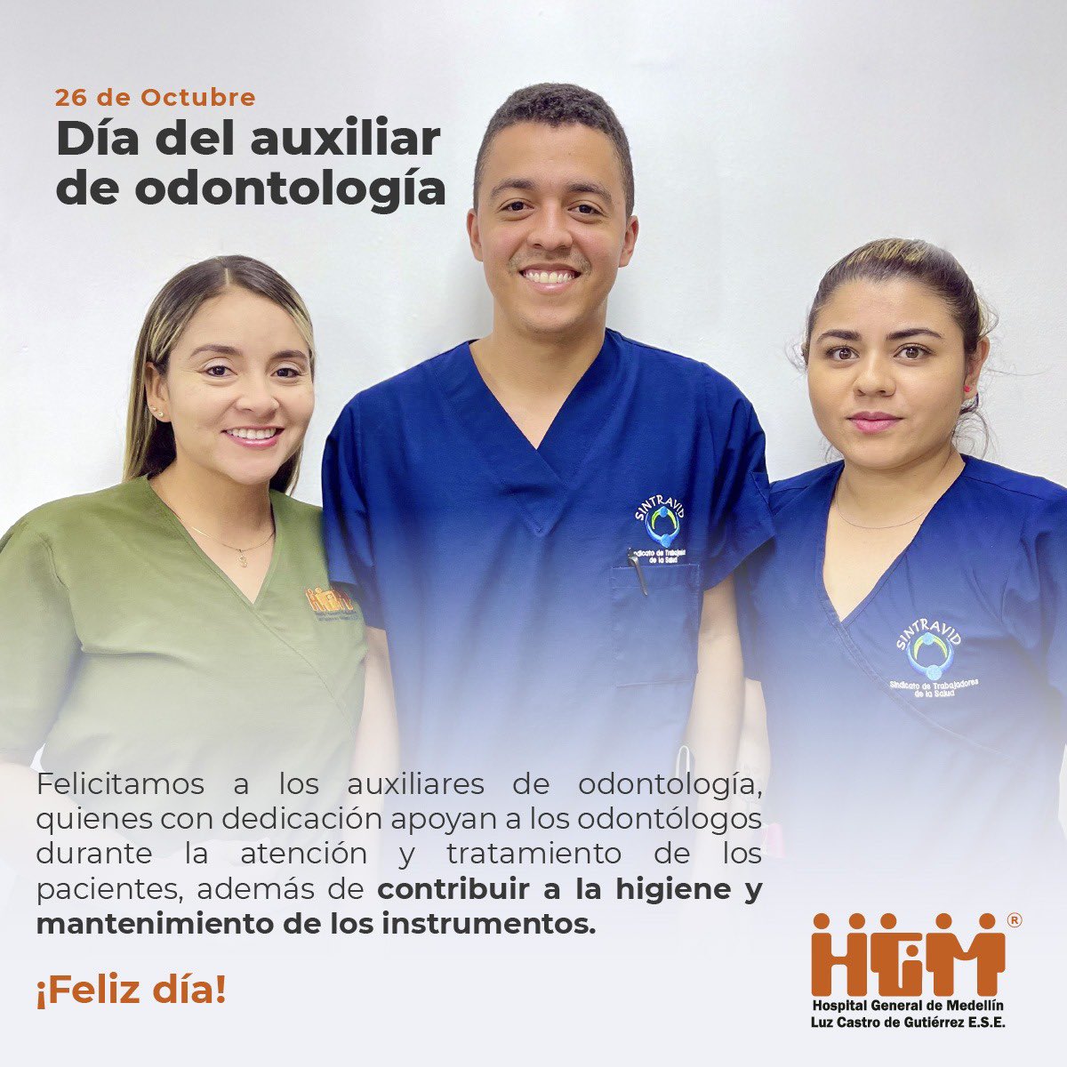 26 De Octubre Día Del Auxiliar De Odontología